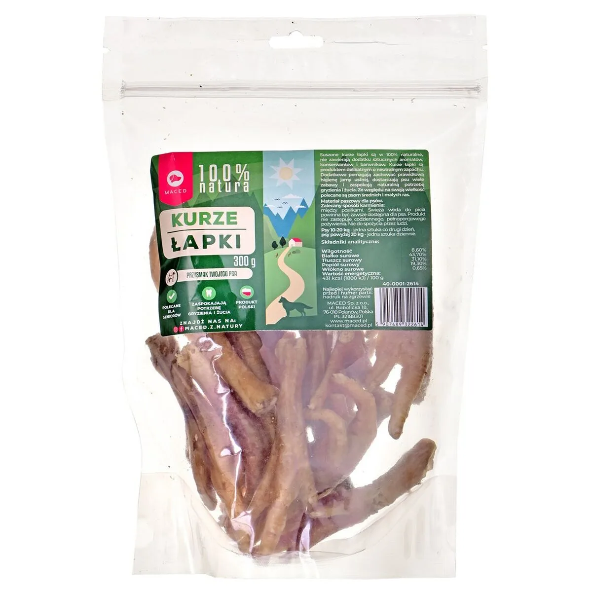 Snack pour chiens maced poulet 300 g s910905173. Diaytar, c'est le refuge des amoureux du beau et de l'utile, un sanctuaire dédié au produit parfait.