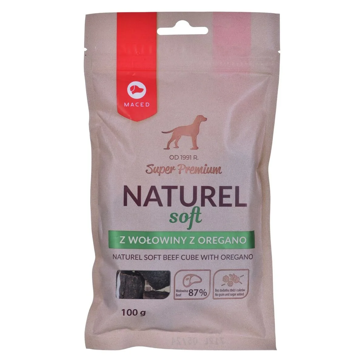 Snack pour chiens maced veau 100 g s910903557. L'excellence à portée de clic avec la boutique en ligne Diaytar.