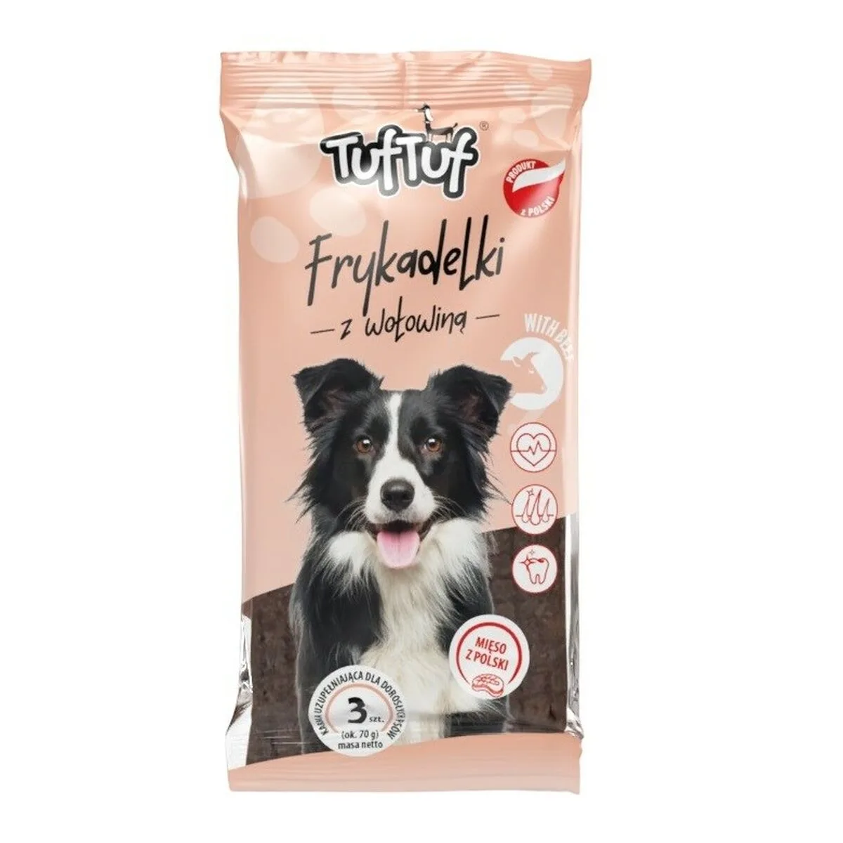 Snack pour chiens tuftuf viande de boeuf 70 g s9112347784. Diaytar, c'est le hub où se connectent les créateurs de produits géniaux et les clients qui les attendaient sans le savoir.