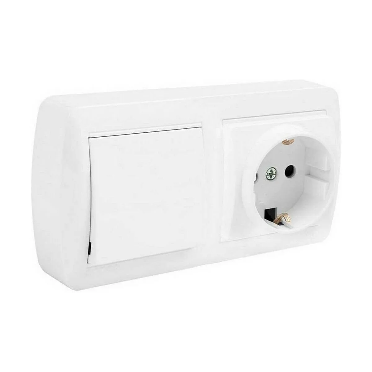 Socle de prise solera mur96u double bipolaire interrupteur commutateur obturateur blanc surface 250 v 16 a s790697715. Nous avons créé Diaytar pour être le point de repère dans le paysage souvent confuse du e-commerce généraliste.