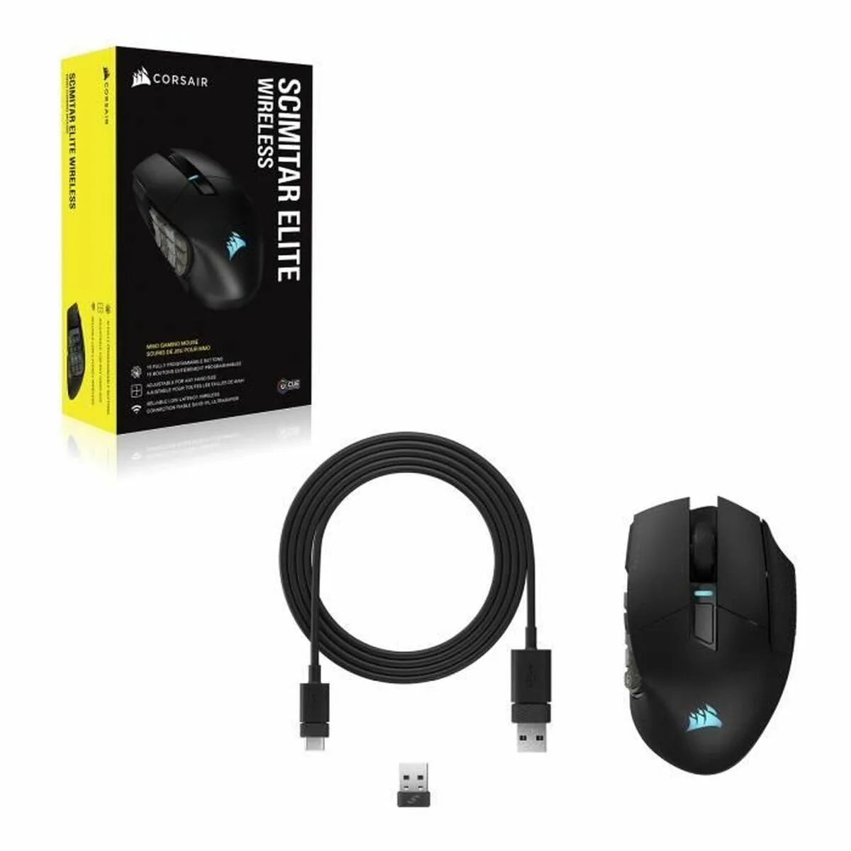 Souris bluetooth sans fil corsair scimitar elite rgb noir s719352037 Souris bluetooth sans fil corsair scimitar elite rgb noir s719352037. Diaytar, c'est la convergence entre votre style unique et notre sélection infinie de produits qui lui correspondent.