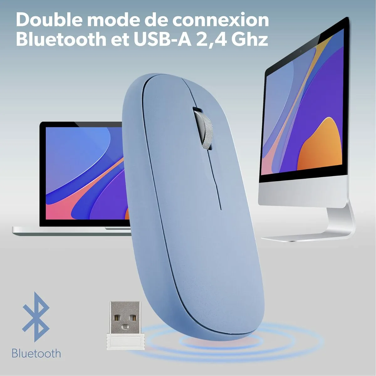 Souris sans fil t nb iclick bleu m051846373. Innovation, style et qualité : les trois piliers de l'expérience Diaytar.