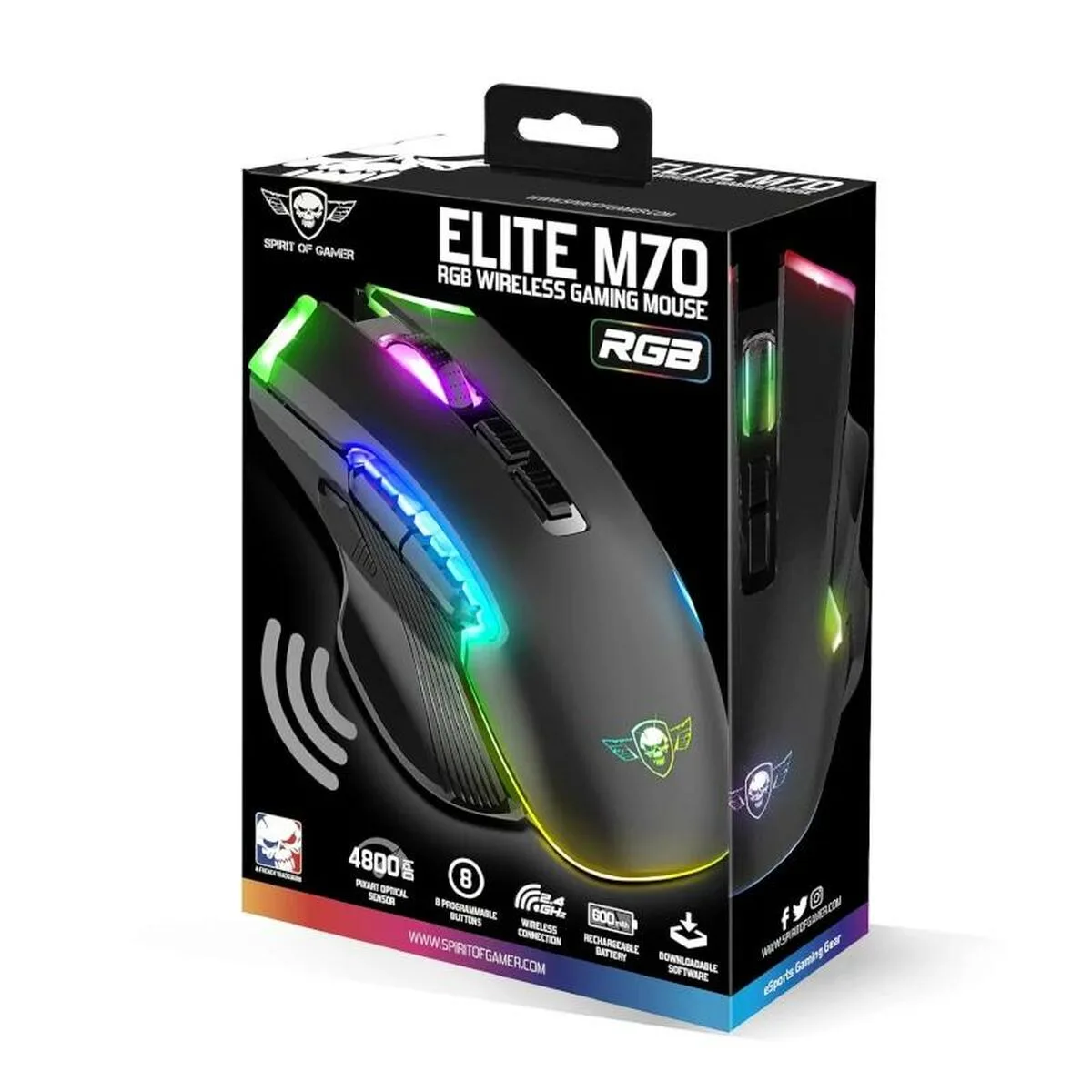 Souris spirit of gamer elite m 70 noir s023910723. Bienvenue dans l'ère du shopping conscient. Diaytar privilégie des produits avec une éthique et un impact positif.