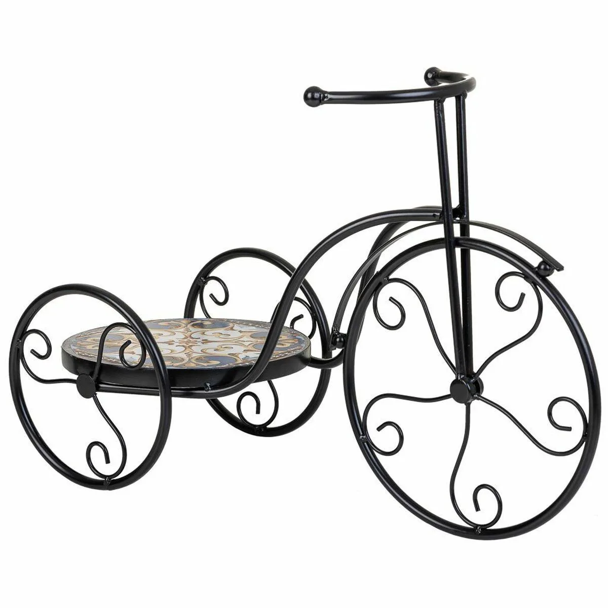 Sous pot alexandra house living noir fer carrelage bicyclette 23 x 36 x 53 cm d163220759. Notre équipe chez Diaytar est une brigade de passionnés, toujours en chasse pour dénicher la perle rare qui vous fera vibrer.