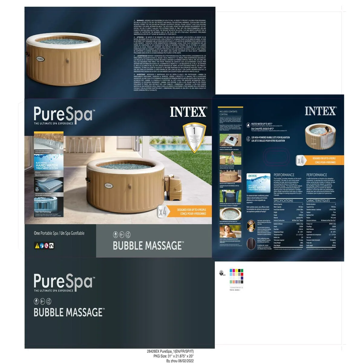 Spa gonflable intex 196 x 71 x 196 cm marron 795 l s890174841. Bienvenue dans la famille Diaytar. Ici, on ne parle pas de clients, mais de co-créateurs d'un quotidien meilleur.