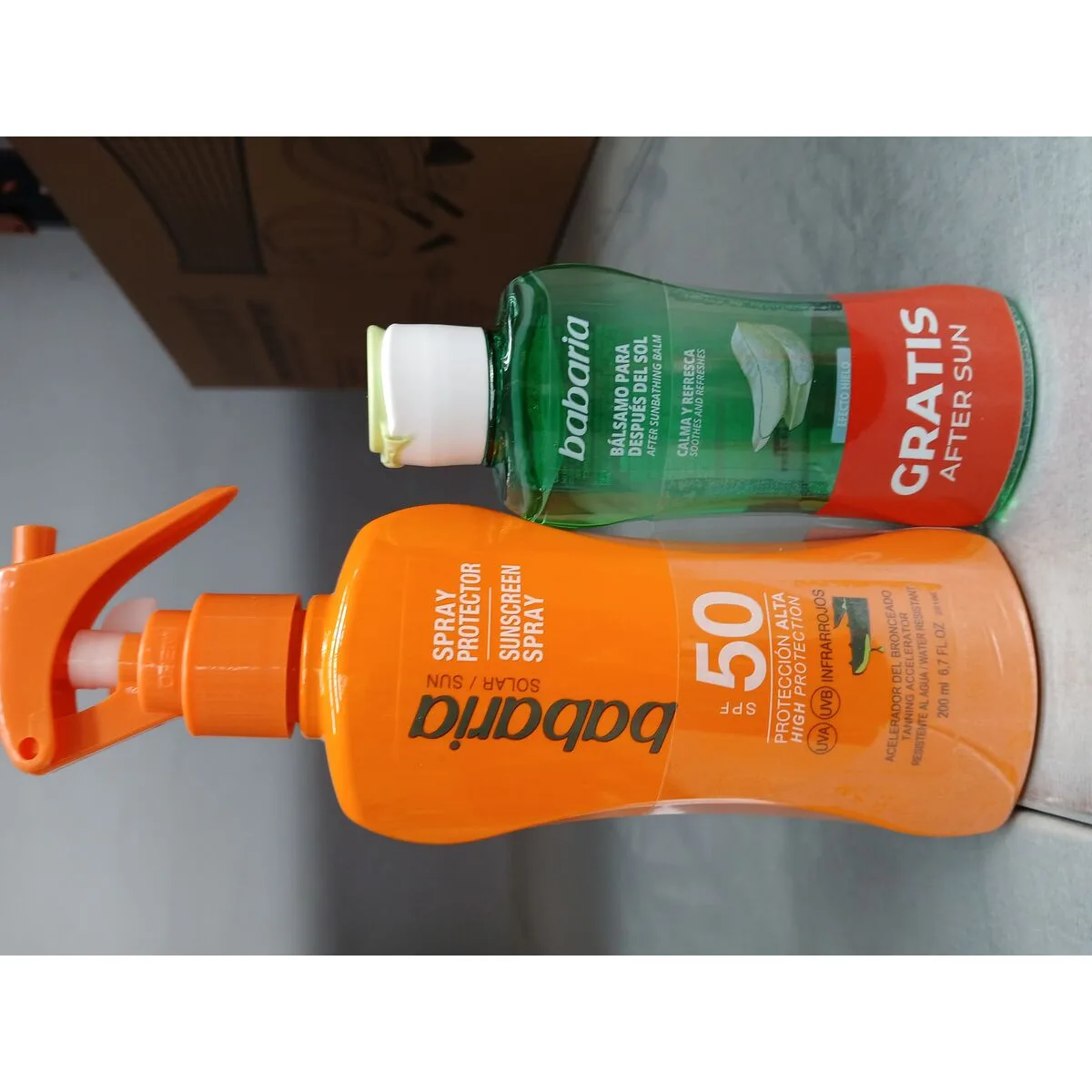 Spray protecteur solaire babaria spf 50 100 ml aloe vera s245579535. Diaytar, c'est le compagnon des visionnaires, de ceux qui achètent aujourd'hui les produits qui seront incontournables demain.