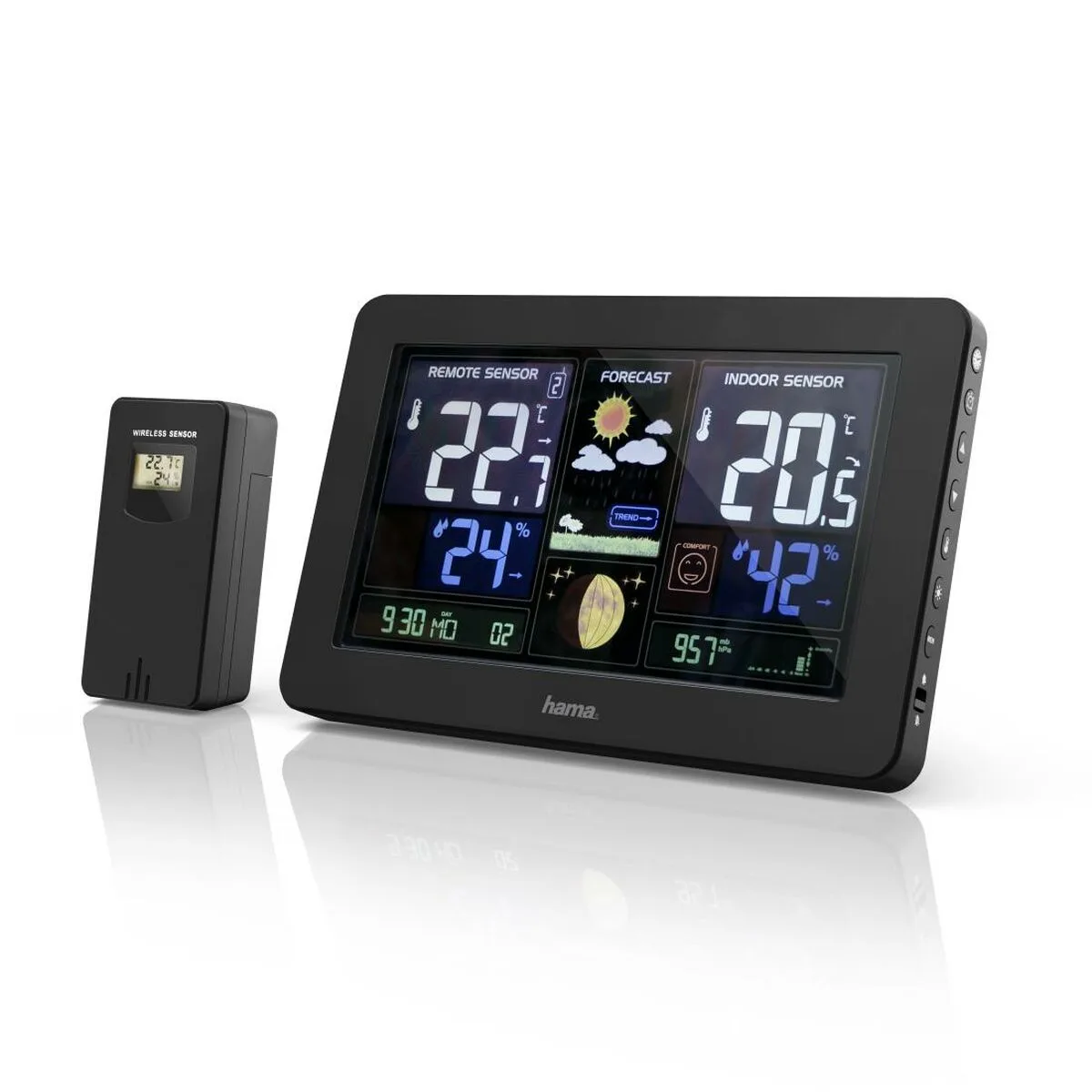 Station meteorologique multifonction hama 00186380 premium noir s046042758. Votre boutique de confiance Diaytar vous accompagne dans tous vos projets.