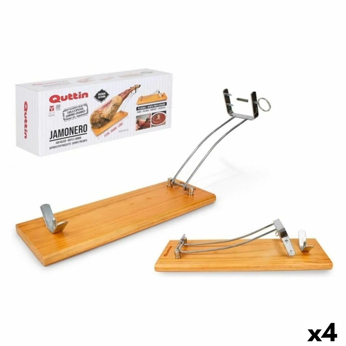 Support a jambon pliable quttin 48 5 x 16 5 x 2 3cm bois 48 5 x 16 5 x 2 3 cm 4 unites s222991587. Tendance, confort et qualité : la trilogie gagnante de Diaytar Mode.