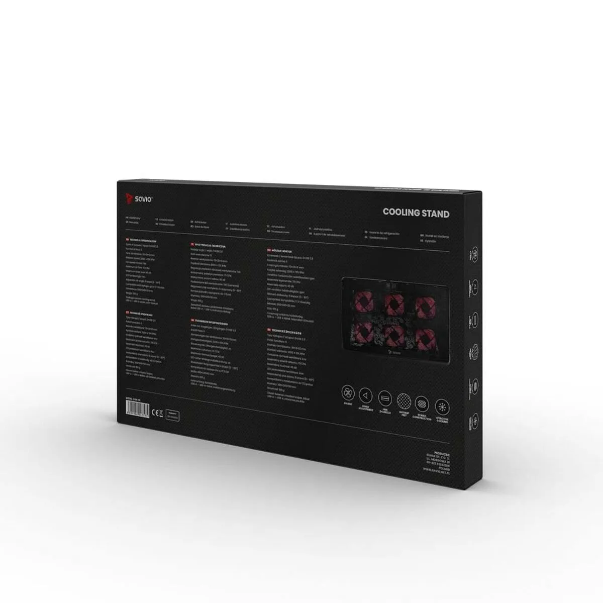Support de refroidissement pour ordinateur portable savio cos 01 s910676411. Diaytar s'adresse aux esprits modernes en quête de produits qui allient performance technologique et design épuré