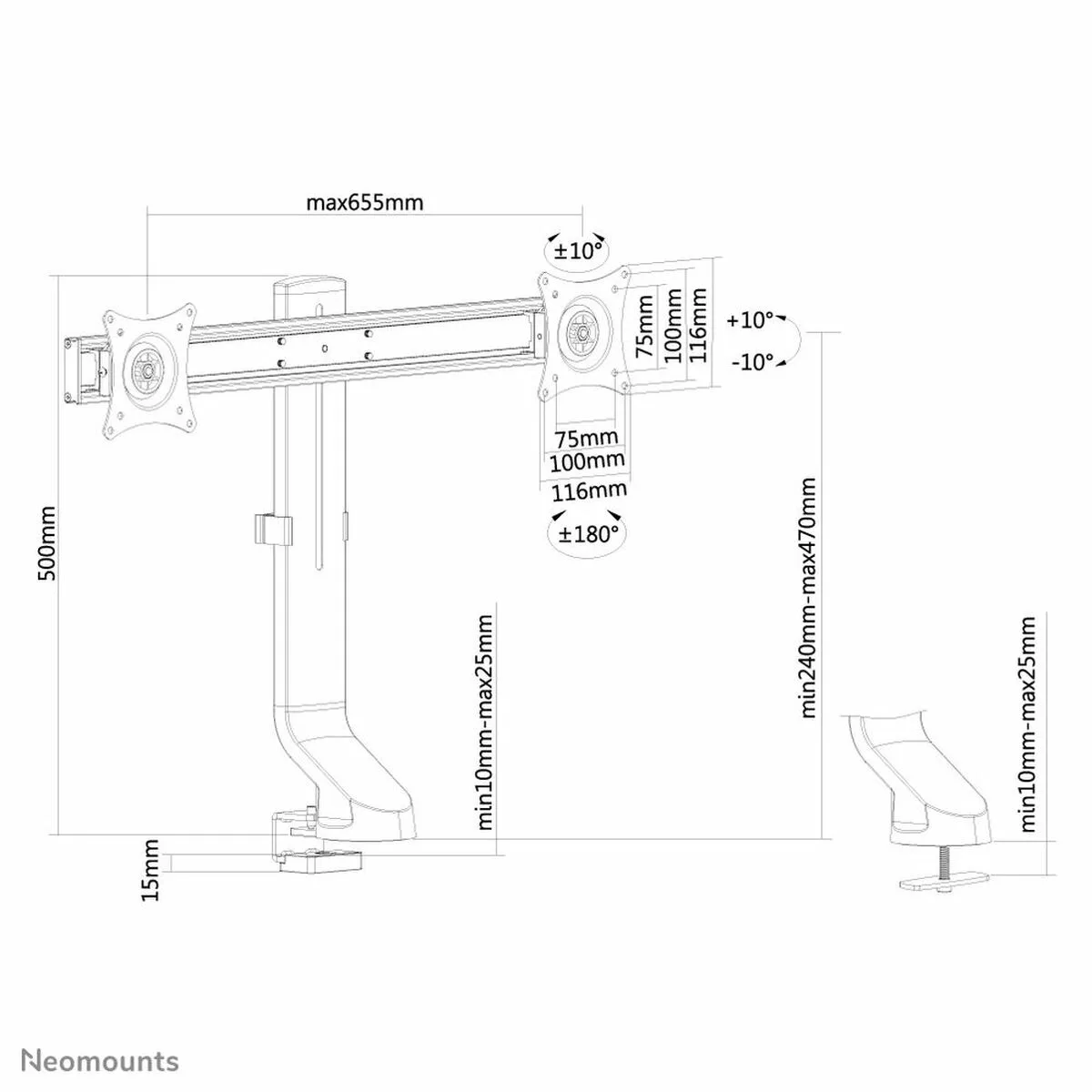 Support de table d ecran neomounts fpma d860dblack s5502490238. Notre ambition chez Diaytar : être la source la plus fiable pour vos achats de produits généraux et high-tech tendance