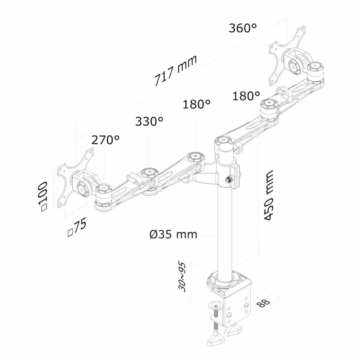 Support de table d ecran neomounts fpma d935d s5502458577. La recette Diaytar : un tiers de design, un tiers d'innovation, un tiers de fonctionnalité. Le tout saupoudré de tendance.
