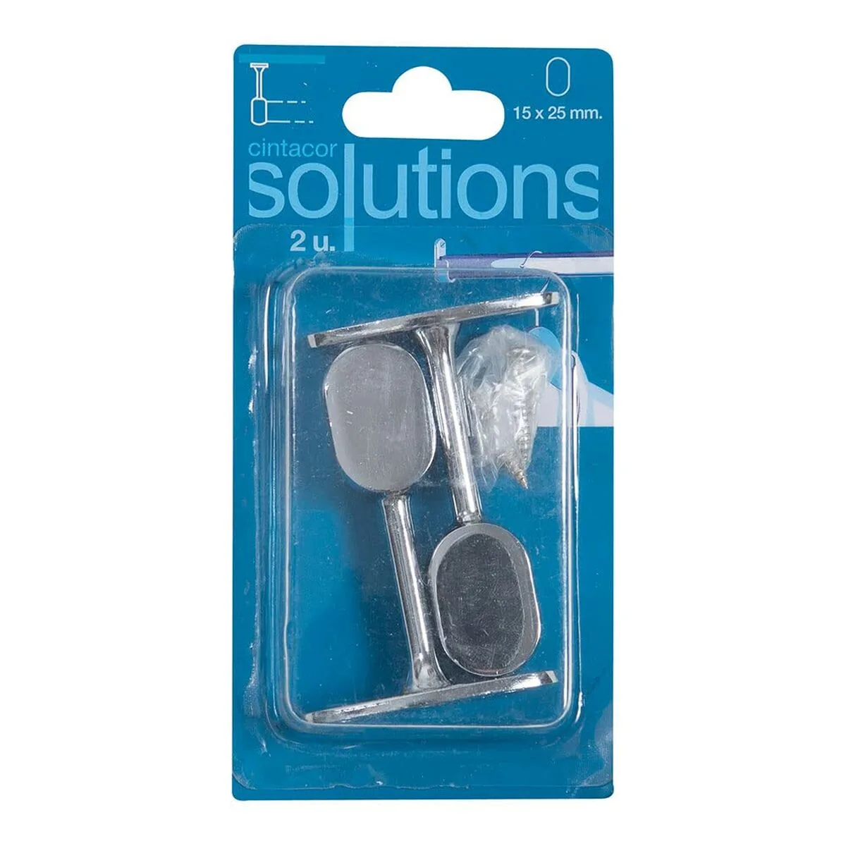 Support de tringle de penderie stor planet oblongue chrome 2 5 x 1 5 cm argente 2 unites s791086863. Chez Diaytar, nous fusionnons l'utile à l'agréable avec une gamme complète de produits soigneusement choisis pour leur design et leur fonctionnalité