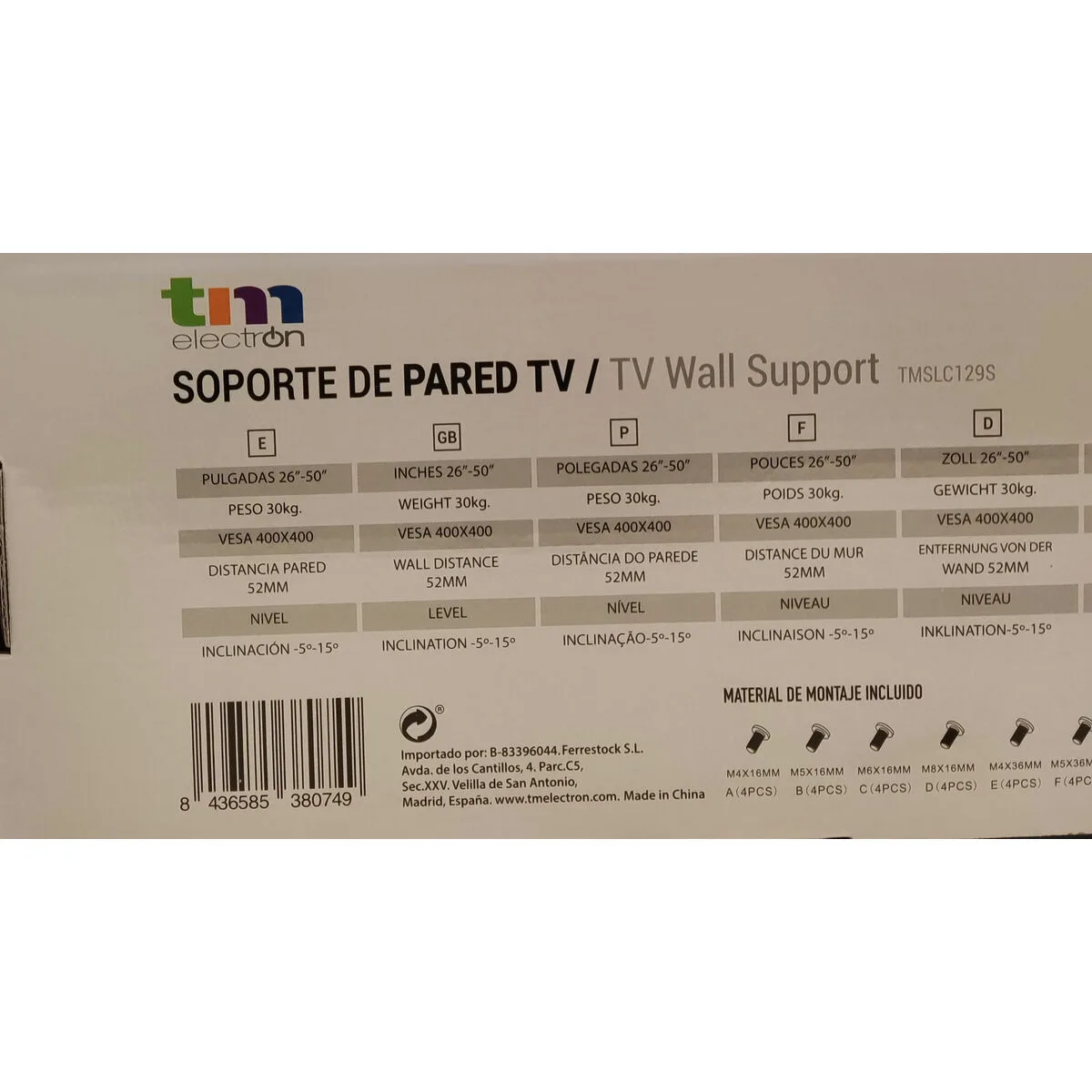Support de tv tm electron 26 50 30 kg s650308837. Pour les esprits curieux et exigeants, Diaytar est la source intarissable de produits rares et ingénieux.