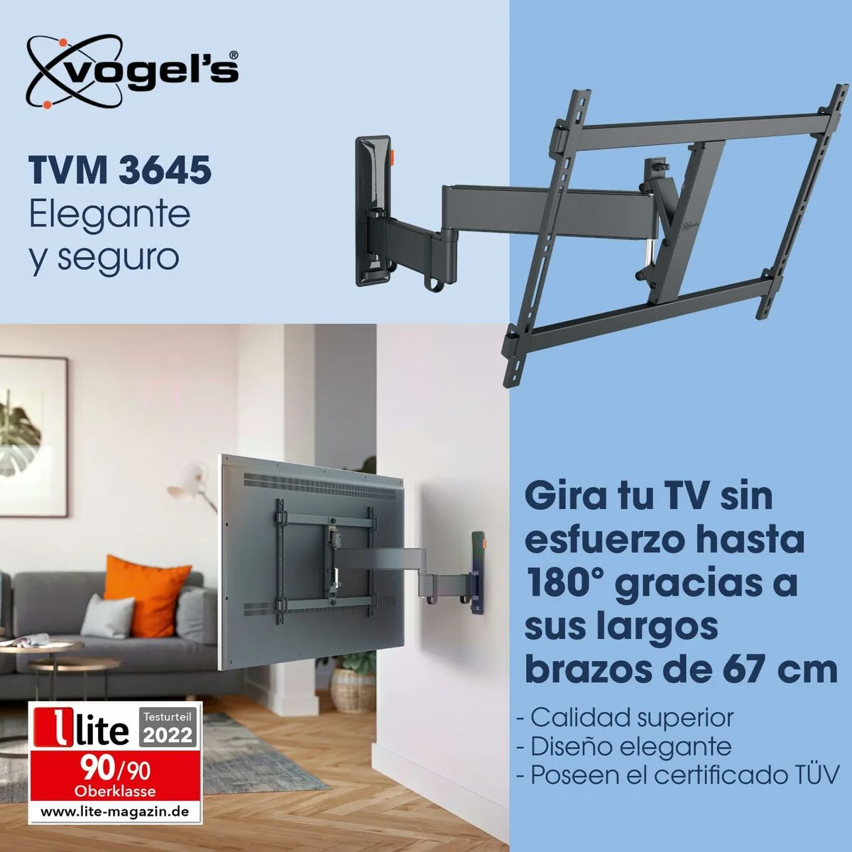 Support mural vogel s 3836450 s5530207834. Pour un shopping sans limites : Diaytar déniche pour vous le meilleur des produits généraux, électroniques et de style de vie