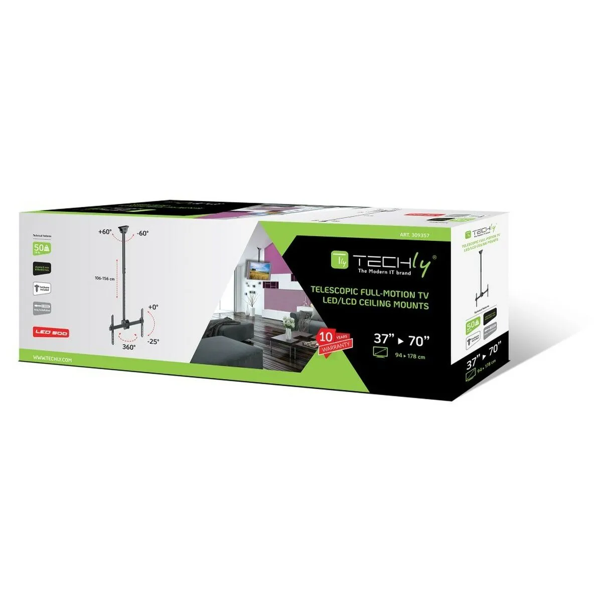 Support plafond pour tv techly ica cplb 946l 70 37 s915246715. Nous traitons chaque produit Diaytar avec le même respect que si nous devions l'offrir à un proche. La qualité est non-négociable.