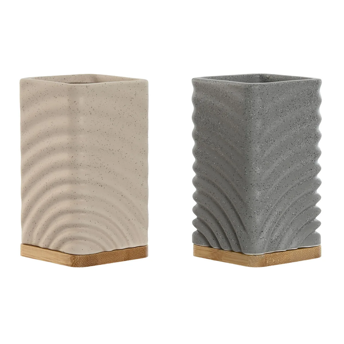 Support pour brosses a dents home esprit gris creme bambou dolomite 7 x 7 x 12 cm 2 unites s305976193. Notre philosophie : le produit parfait n'existe pas. C'est pourquoi Diaytar en propose des milliers, pour que vous le créiez.