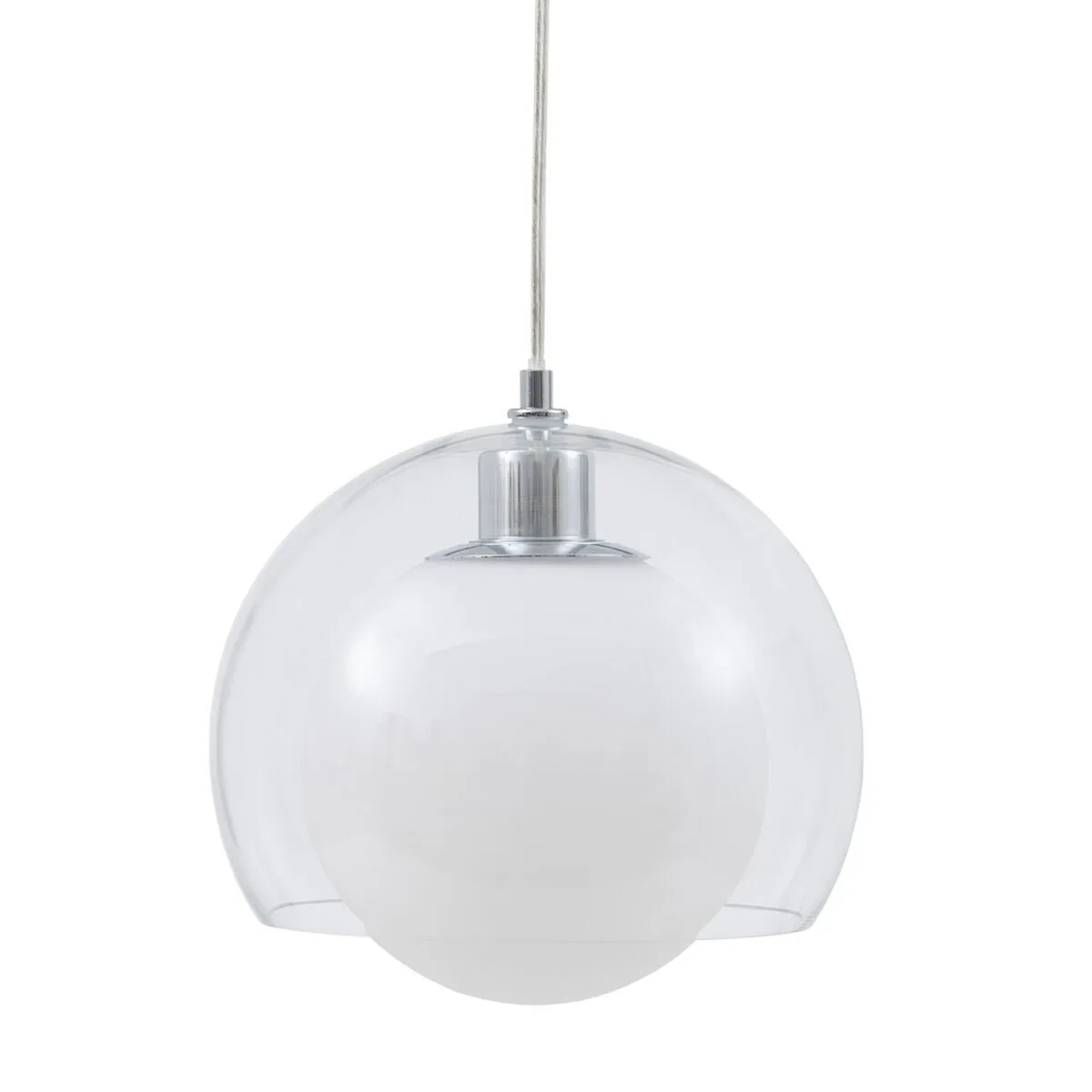 Suspension 25 x 25 x 19 5 cm verre argent fer o 25 cm s880189099. Style et élégance se conjuguent parfaitement dans notre rayon mode Diaytar.