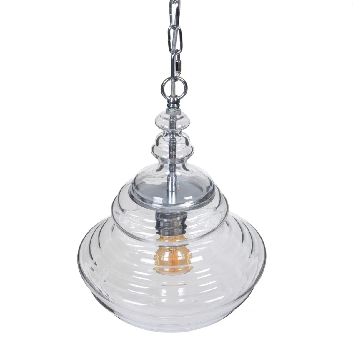 Suspension 28 x 28 x 36 cm verre metal argent s880144768. Bienvenue chez Diaytar, où nous croyons que le meilleur produit est celui qui vous trouve, et non l'inverse.