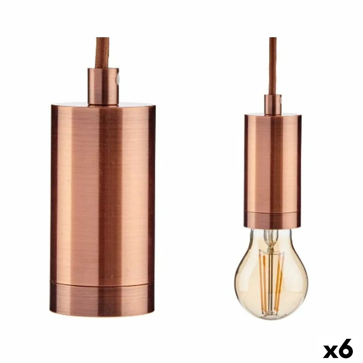 Suspension bronze metal 60 w 9 5 x 9 5 x 9 7 cm 6 unites s362526448. Diaytar cultive l'art du bien-être à travers ses produits soigneusement choisis.