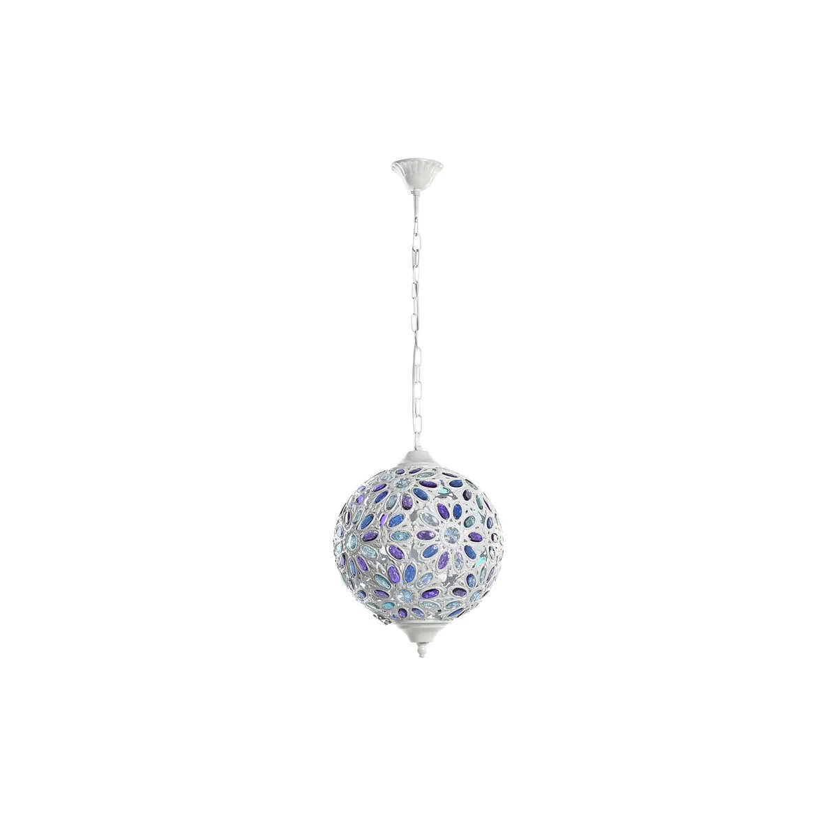 Suspension dkd home decor 28 x 28 x 44 cm metal blanc multicouleur 50 w s304370925. Style et élégance se conjuguent parfaitement dans notre rayon mode Diaytar.