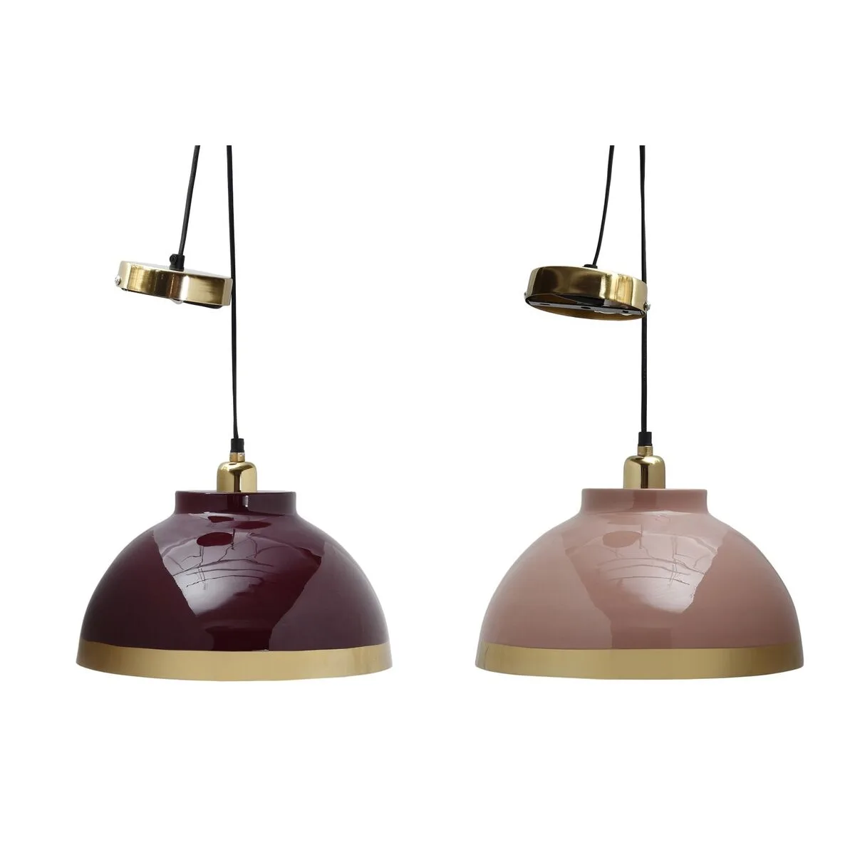 Suspension dkd home decor 33 x 33 x 24 cm rose metal lila 50 w 2 unites s303158732. Chez Diaytar, nous fusionnons l'utile à l'agréable avec une gamme complète de produits soigneusement choisis pour leur design et leur fonctionnalité