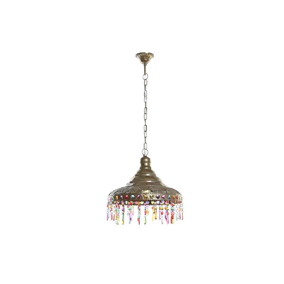 Suspension dkd home decor 37 x 37 x 38 cm dore metal multicouleur 50 w s304369671. Diaytar, c'est la promesse tenue d'un e-commerce où l'émerveillement devant un produit simple est encore possible.
