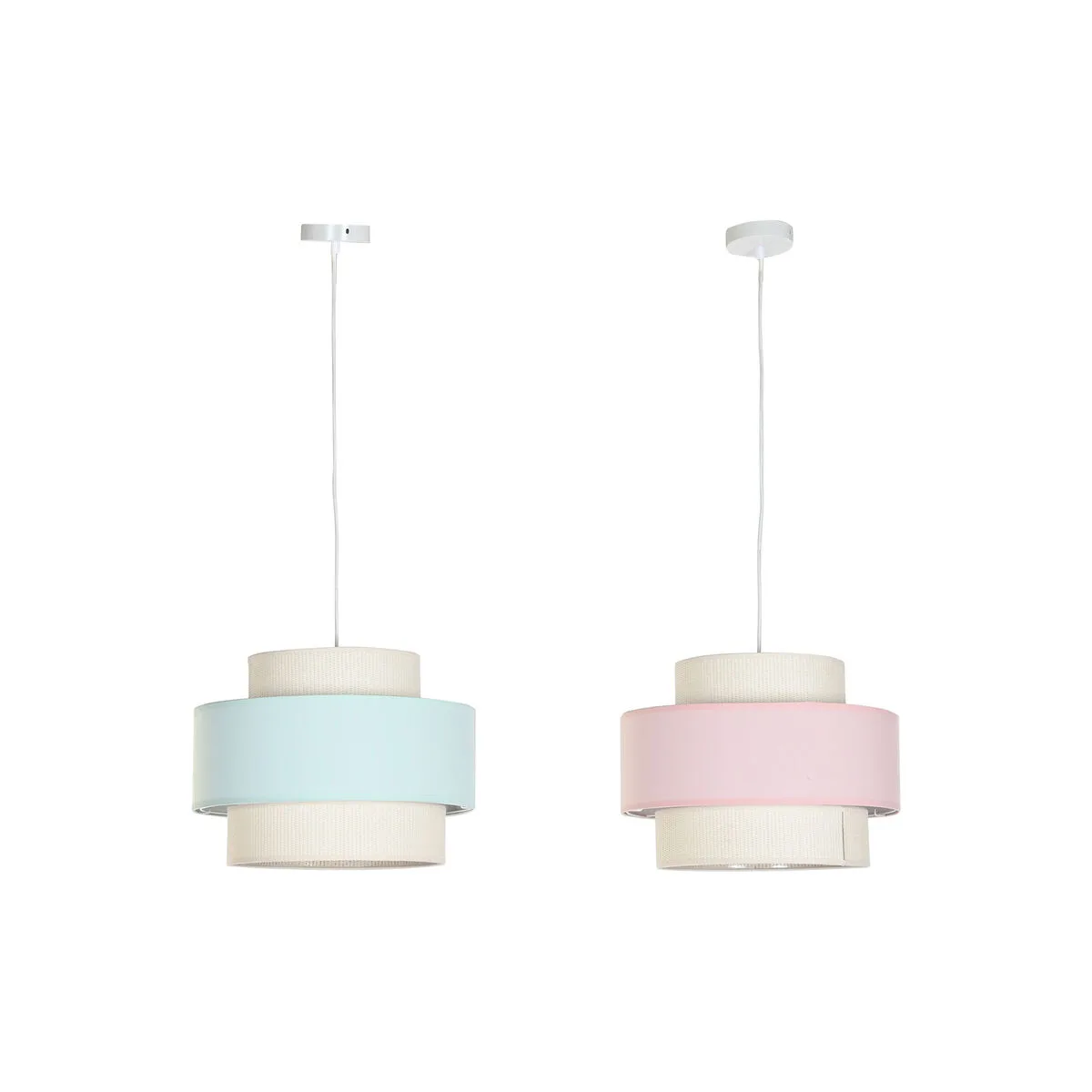 Suspension dkd home decor 40 x 40 x 30 cm vert rose clair 50 w 2 unites s304362570. Diaytar, la boutique en ligne qui pense à tout : des gadgets électroniques les plus futés aux objets maison les plus design