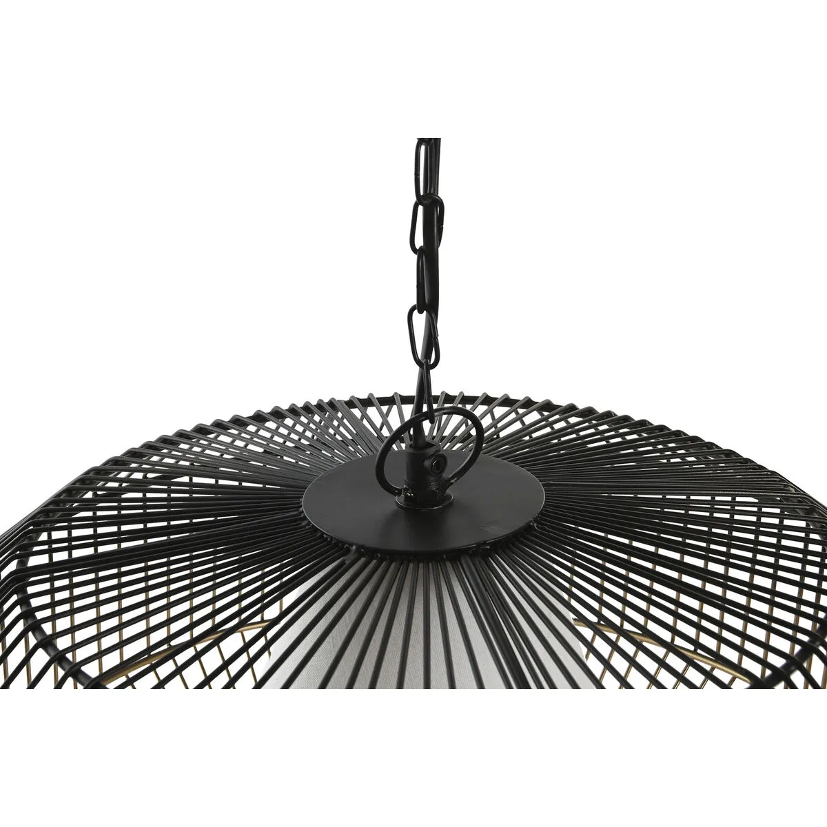 Suspension dkd home decor 42 x 42 x 23 cm noir dore fer 50 w s304369371. Diaytar ne stocke pas des produits, il collectionne des pièces uniques pour enrichir votre quotidien.