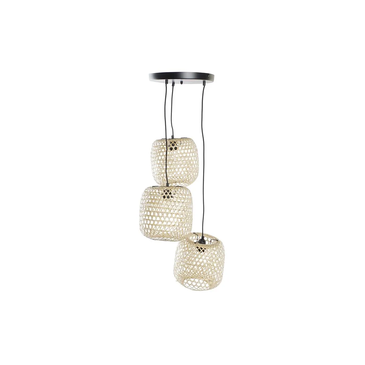 Suspension dkd home decor 43 x 43 x 100 cm noir marron bambou 50 w s303148728. Notre credo ? L'excellence accessible. Diaytar rend le premium attainable dans chaque catégorie de produits.