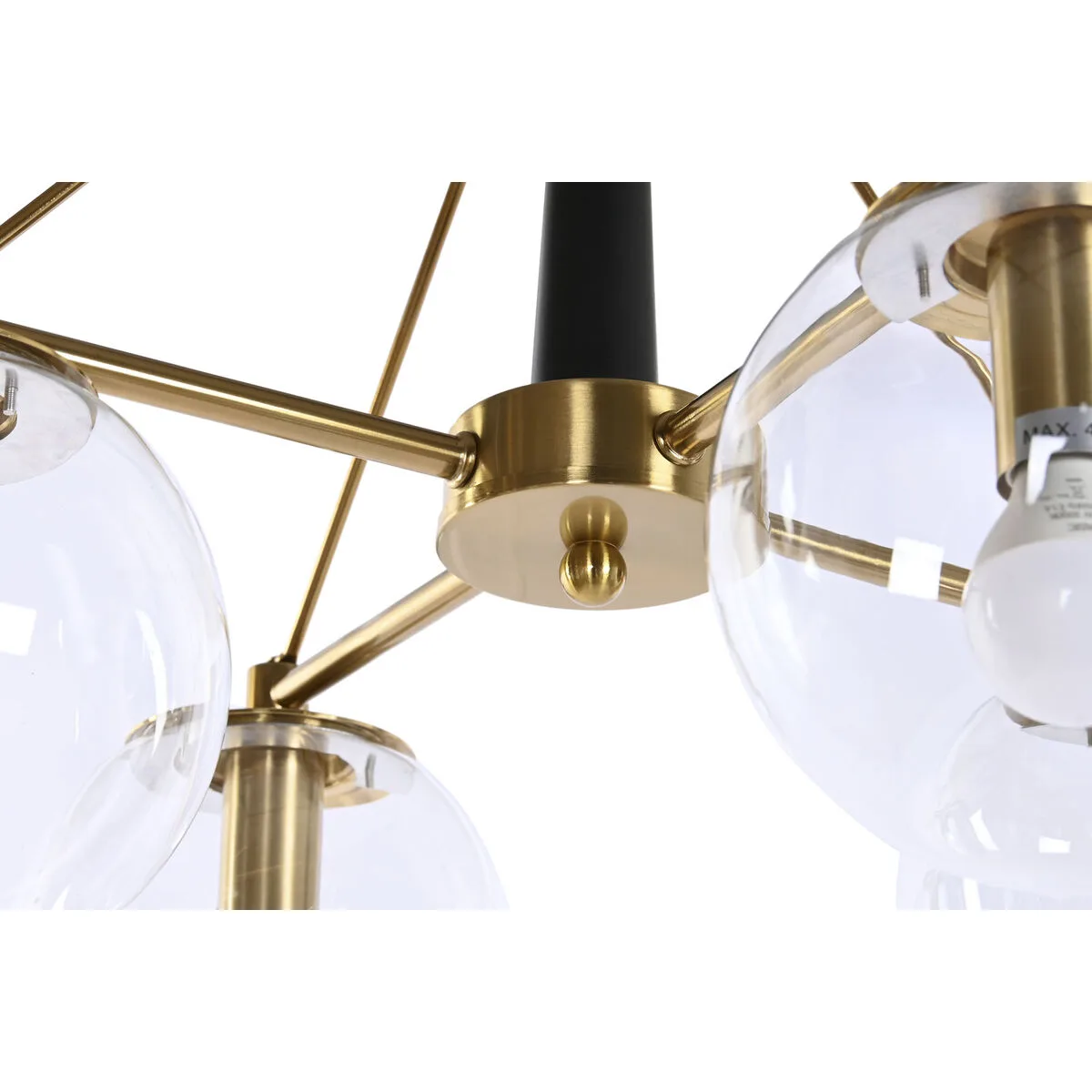 Suspension dkd home decor 50 x 50 x 144 cm verre dore metal 50 w s304365319. Bienvenue sur Diaytar, l'endroit où les produits ne sont pas juste achetés, mais sont adoptés pour la vie.