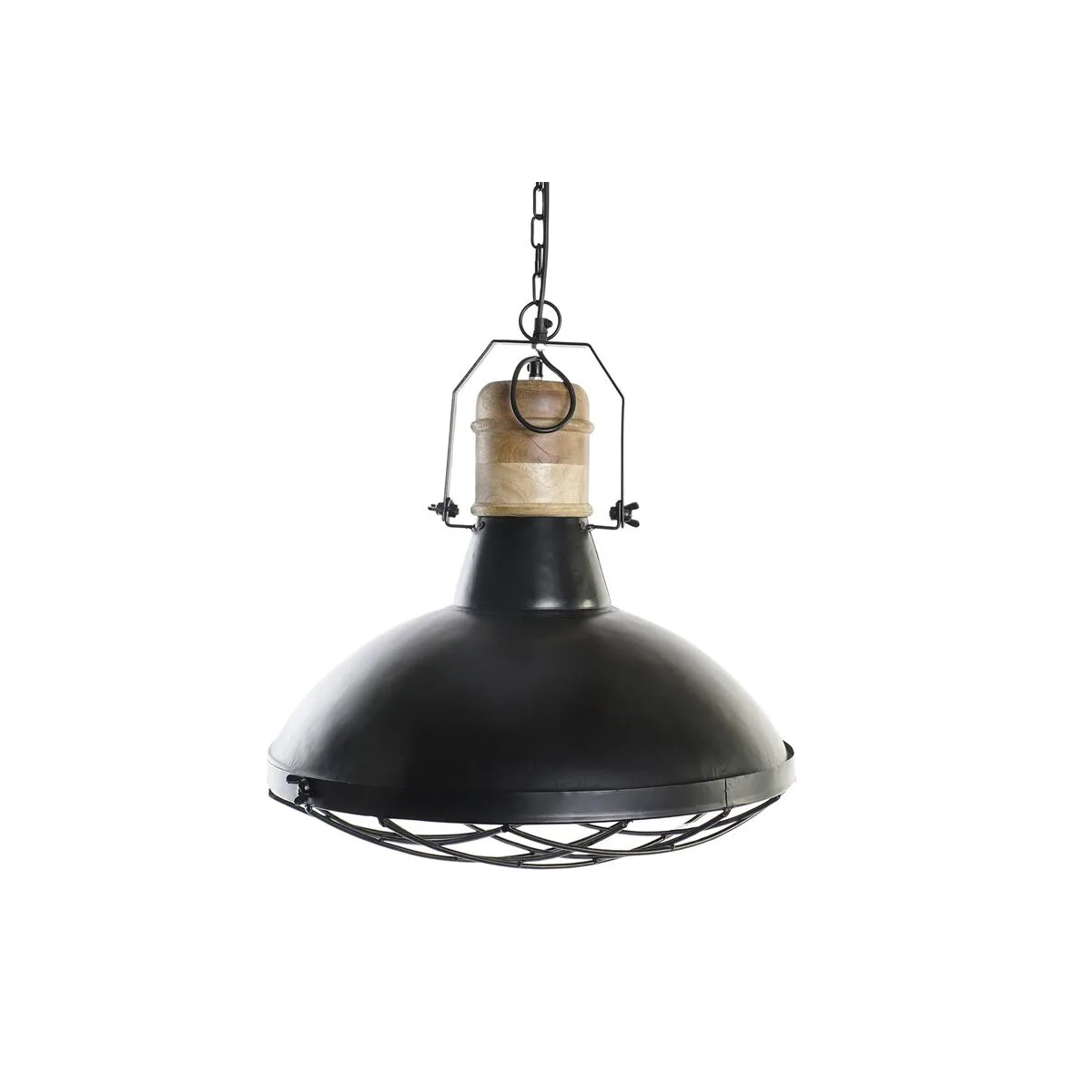 Suspension dkd home decor 52 x 52 x 57 cm noir marron fer bois de manguier 50 w s303160029. Pour un shopping sans limites : Diaytar déniche pour vous le meilleur des produits généraux, électroniques et de style de vie