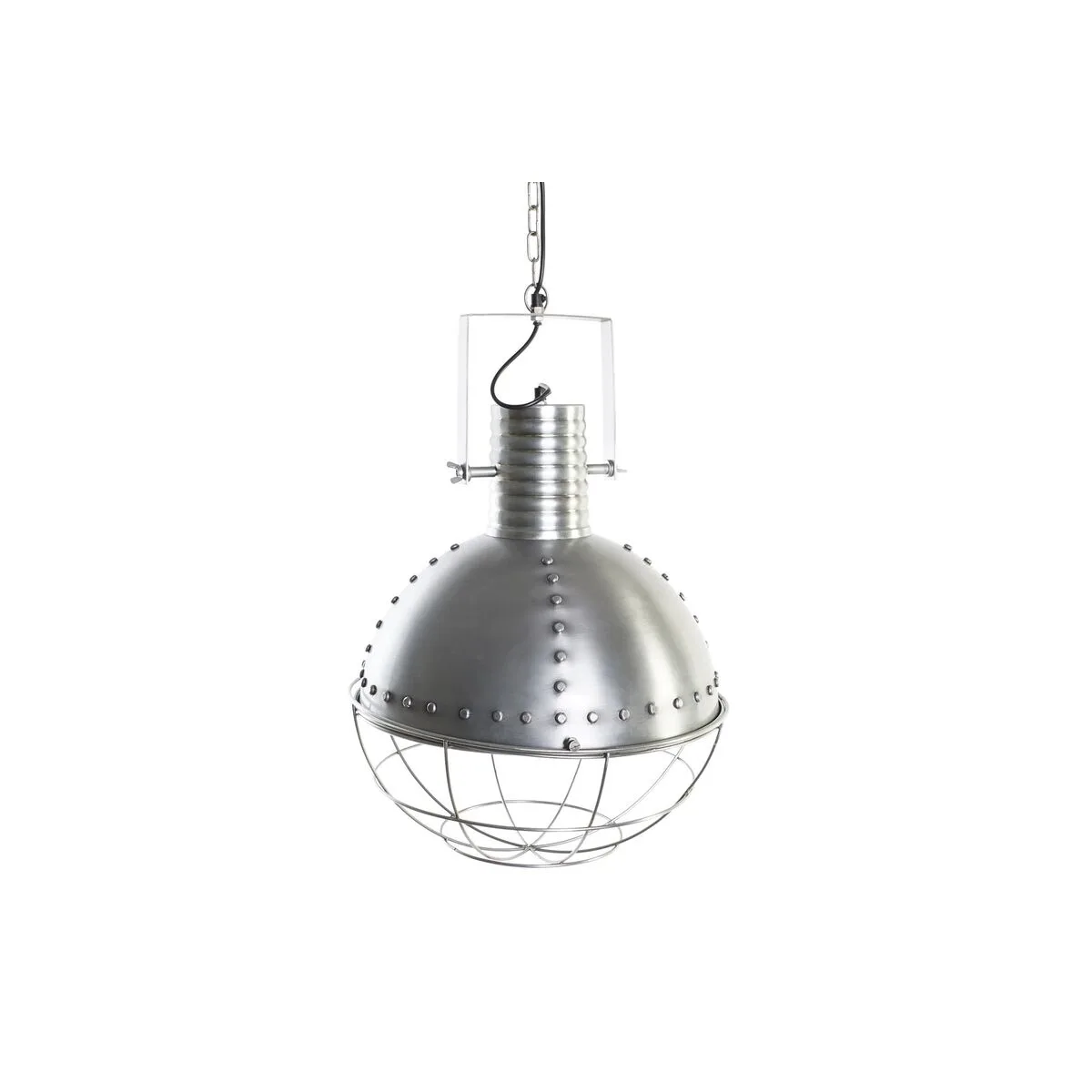 Suspension dkd home decor argente fer 50 w 43 x 43 x 66 cm s303160824. Diaytar : Le curateur de votre quotidien. Des produits soigneusement choisis pour leur originalité et leur utilité