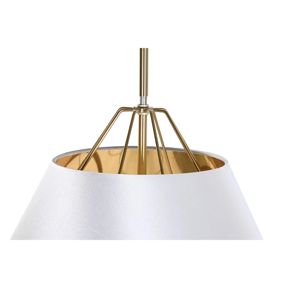 Suspension dkd home decor blanc dore pvc metal 50 w 38 x 38 x 32 cm s304365732. Pour un shopping sans limites : Diaytar déniche pour vous le meilleur des produits généraux, électroniques et de style de vie