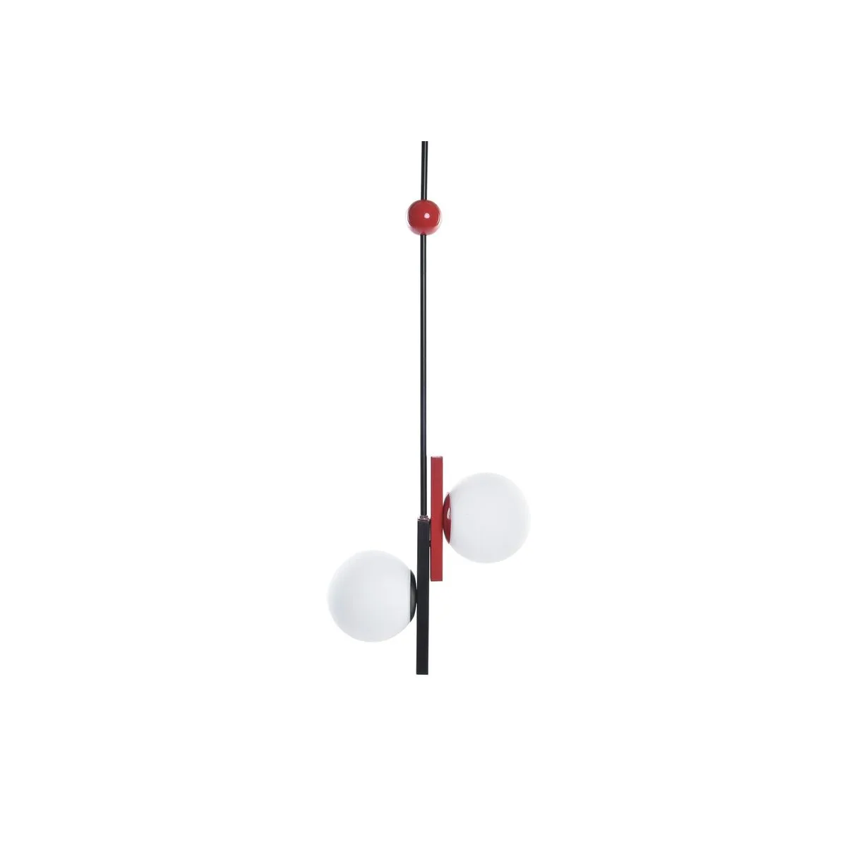 Suspension dkd home decor blanc noir rouge metal verre 40 w 44 x 44 x 120 cm s303121619. Diaytar vous habille de la tête aux pieds avec goût et raffinement.