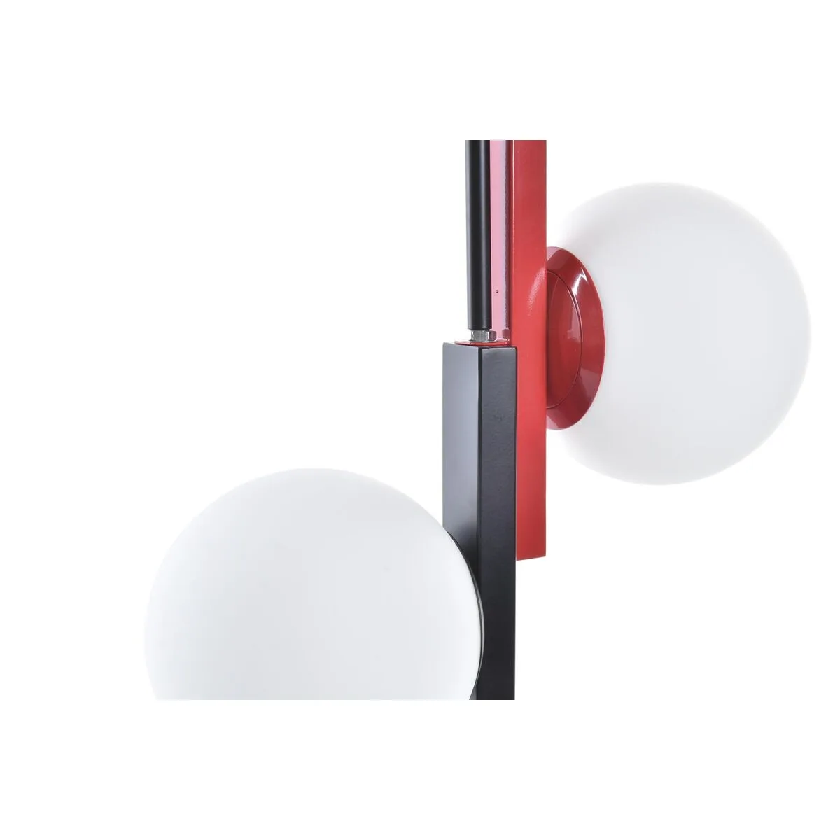 Suspension dkd home decor blanc noir rouge metal verre 40 w 44 x 44 x 120 cm s303121686. Bienvenue chez Diaytar - Votre destination shopping pour tous vos besoins du quotidien !