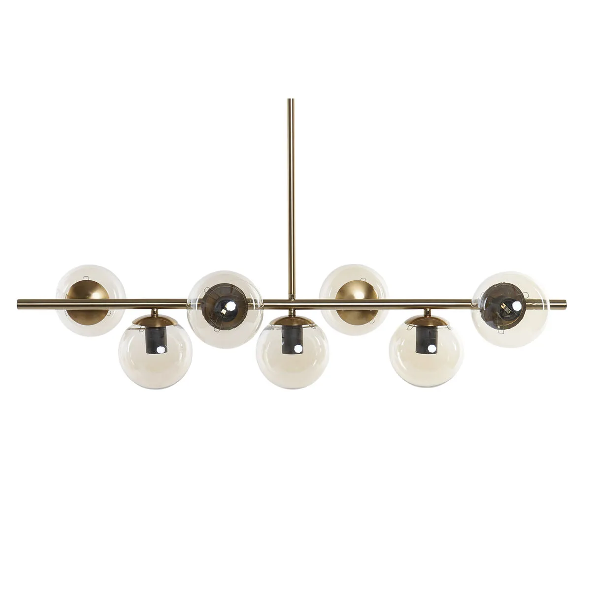 Suspension dkd home decor dore metal verre 96 x 30 x 130 cm s304367840. Notre équipe Diaytar est une bande de dénicheurs compulsifs, toujours en quête du produit qui provoquera l'étincelle dans votre regard.