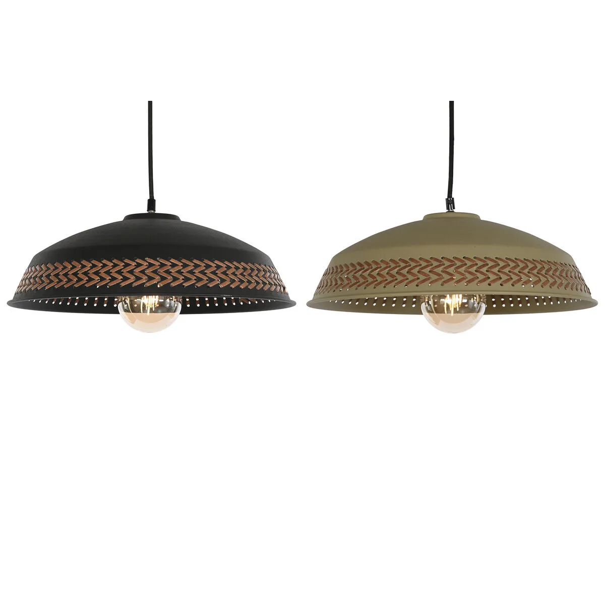 Suspension dkd home decor marron noir creme metal 50 w 42 x 42 x 24 cm 2 unites s305293988. Les dernières tendances mode vous attendent chez Diaytar !