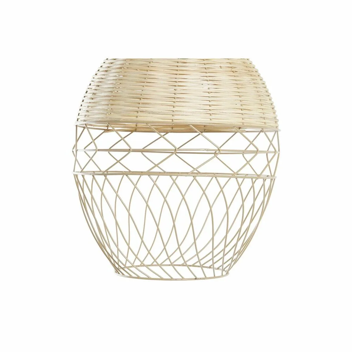 Suspension dkd home decor metal blanc marron clair rotin 50 w 30 x 30 x 38 cm s303149033. Votre boutique de confiance Diaytar vous accompagne dans tous vos projets.
