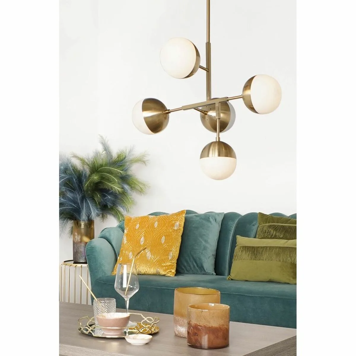 Suspension dkd home decor metal verre dore 74 x 52 x 168 cm s302061599. Diaytar pense global, shoppe local : une plateforme généraliste avec une approche curated pour un public international