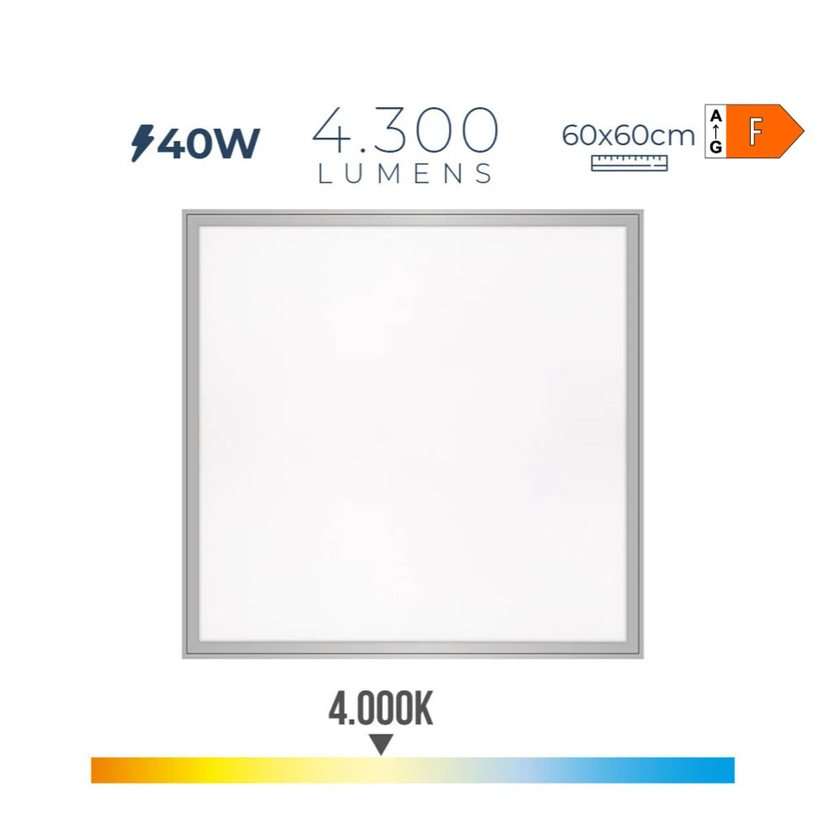 Suspension edm 31624 plastique 40 w 59 5 x 59 5 x 3 5 cm 4000 k s791748856. Bienvenue sur Diaytar, la plateforme qui a réussi le pari de rendre le shopping généraliste aussi excitant que la mode.