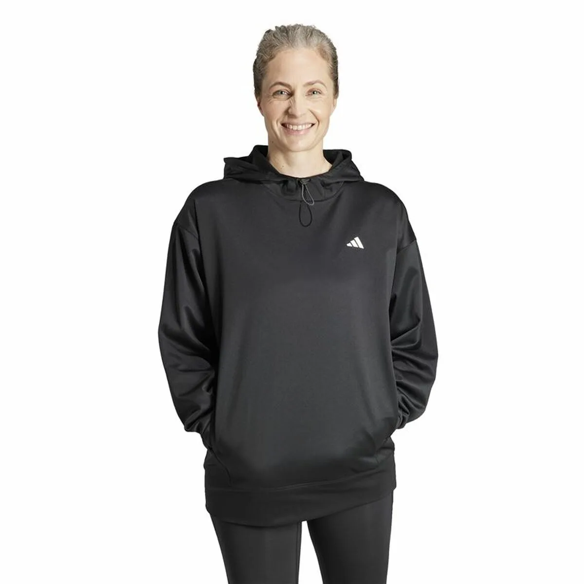Sweat a capuche femme adidas game and go hoodie mujer noir s6417529010. Diaytar vous habille de la tête aux pieds avec goût et raffinement.