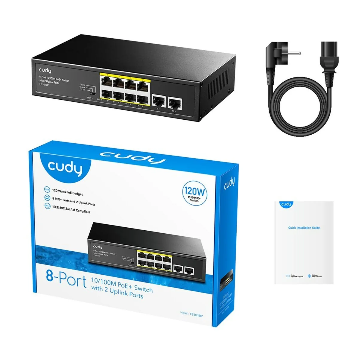 Switch cudy fs1010p s914613214. Diaytar, c'est la vitrine permanente des innovations produits qui vont faire parler d'elles dans les mois à venir.