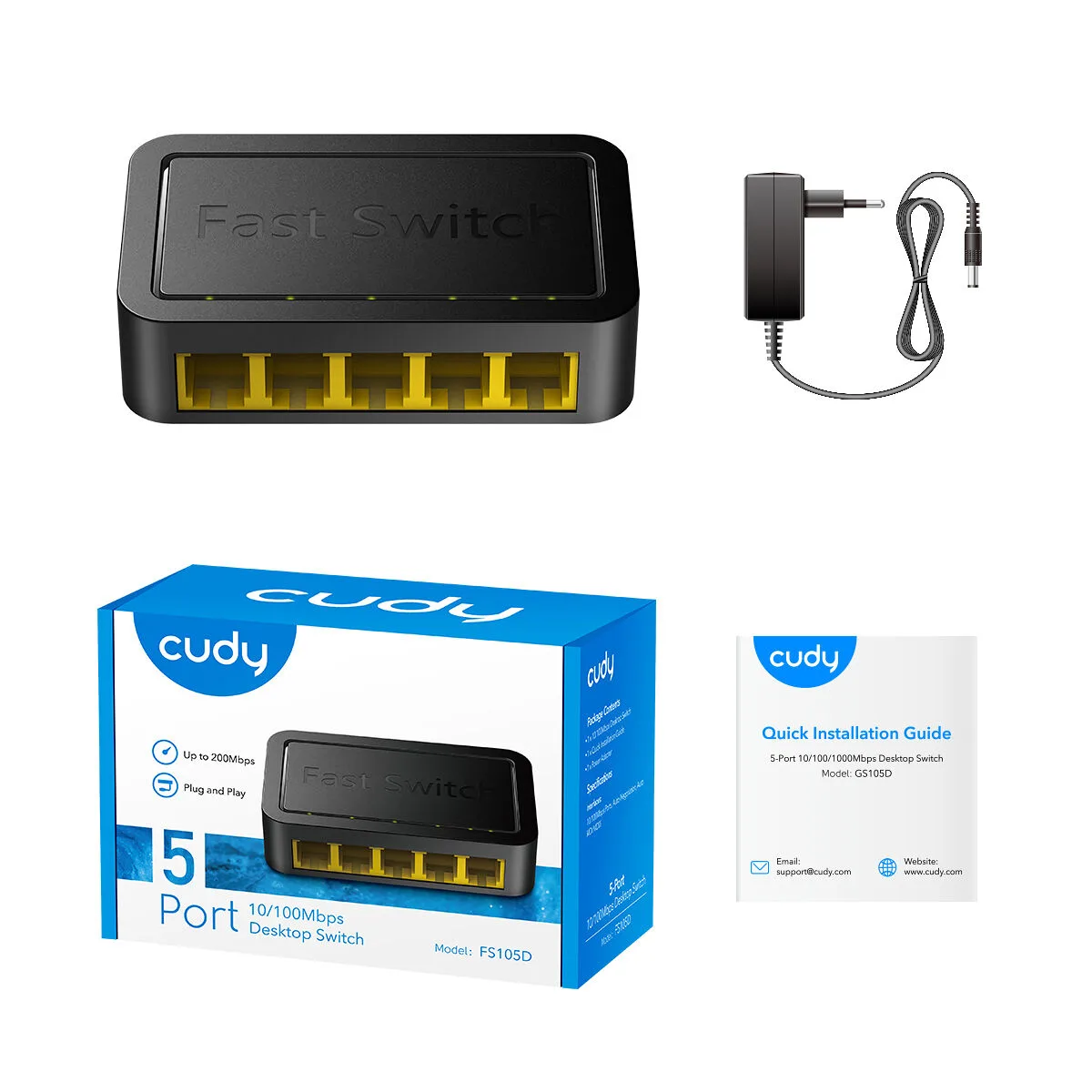 Switch cudy fs105d s561607749. Diaytar : Votre guide shopping pour une sélection exigeante de produits tendance, technologiques et domestiques