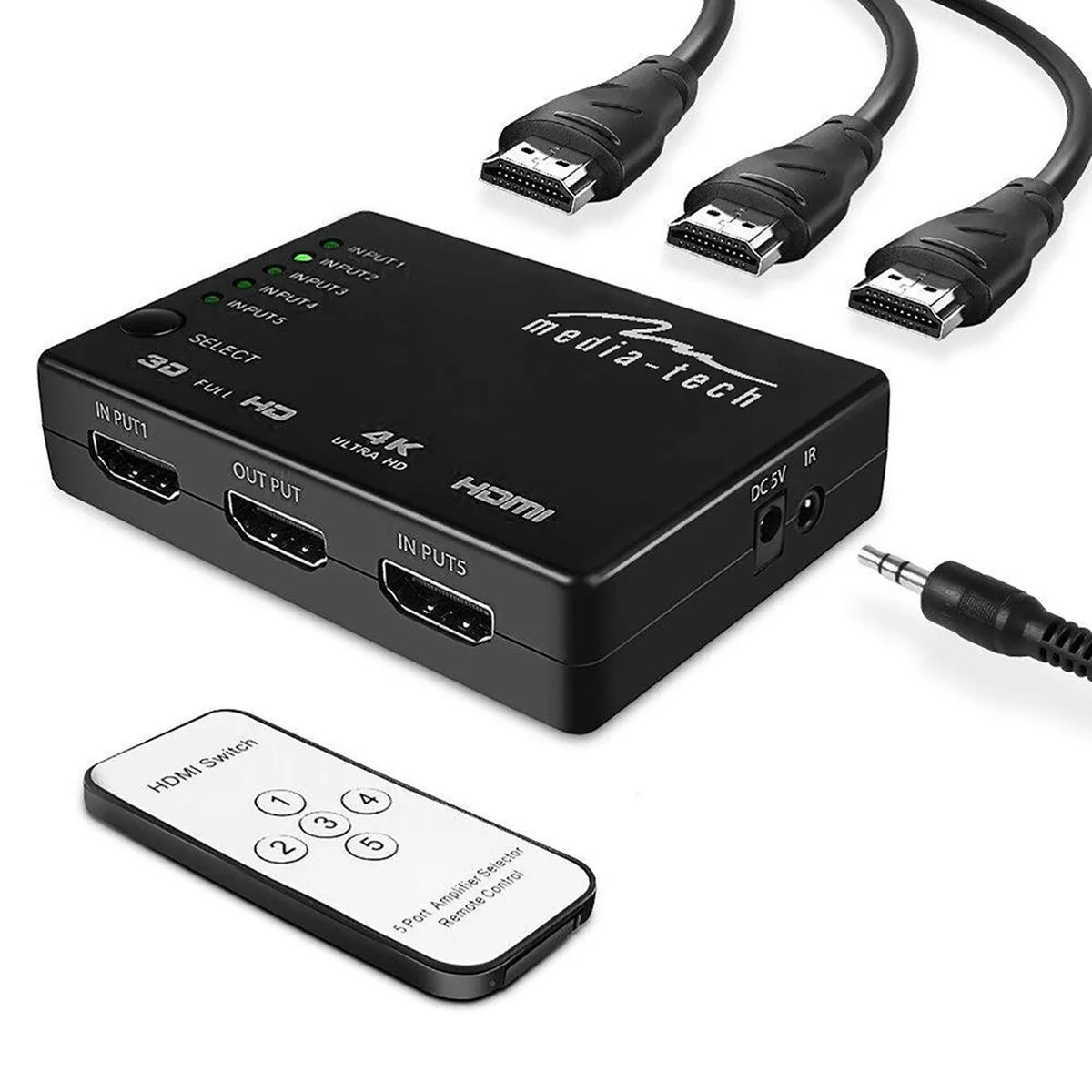 Switch hdmi media tech mt5207 noir s9110317620. Bien plus qu'un simple site, Diaytar est une expérience de découverte permanente de produits utiles, beaux et novateurs