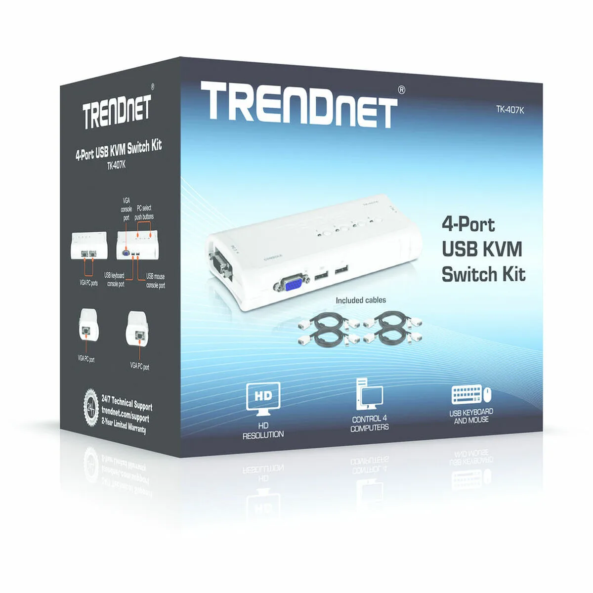 Switch kvm trendnet tk 407k s5506565967. Diaytar, c'est la certitude de faire un choix judicieux. Chaque produit dans notre catalogue a passé nos tests exigeants.
