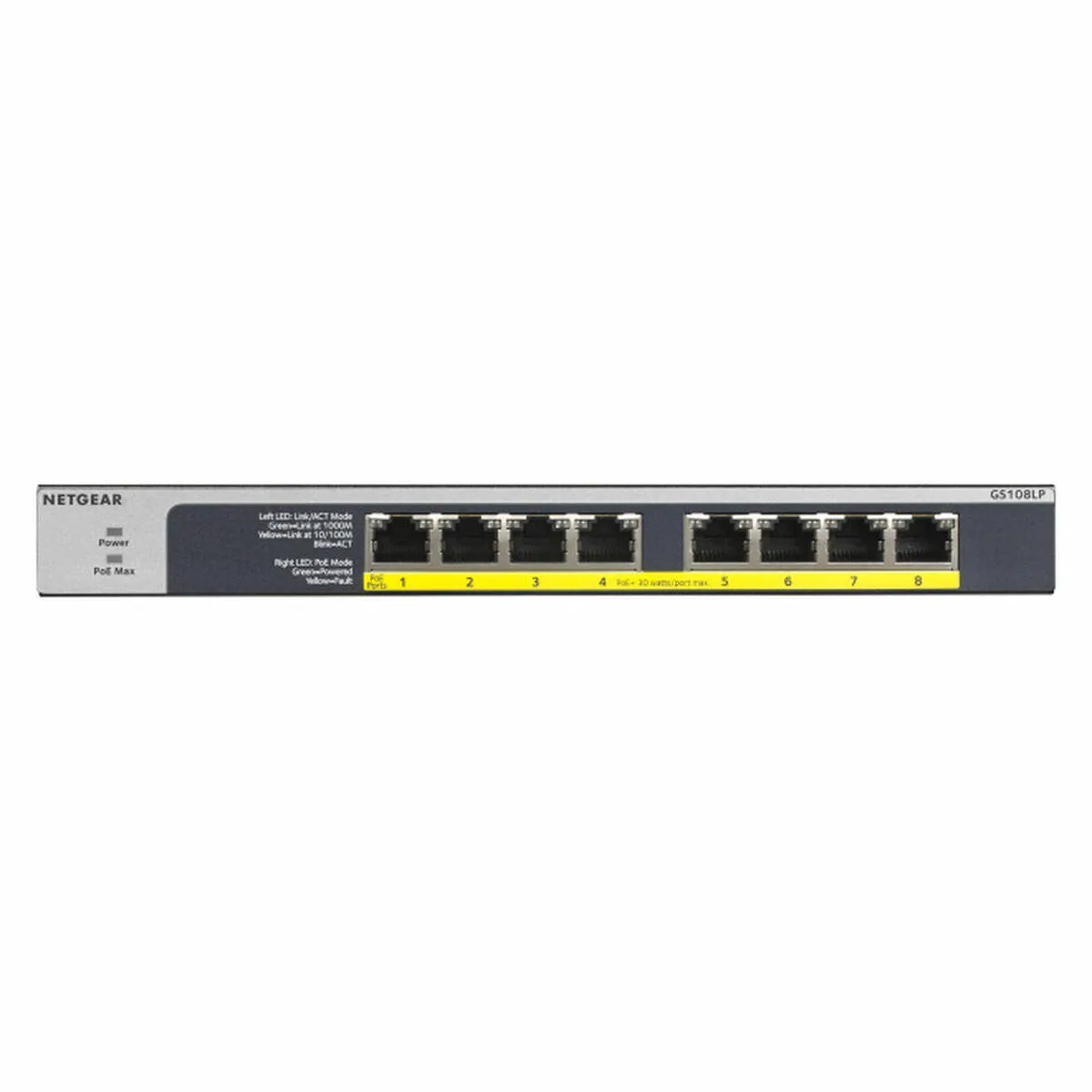 Switch netgear gs108lp 100eus rj 45 s5506882719. Notre équipe Diaytar est une bande de dénicheurs compulsifs, toujours en quête du produit qui provoquera l'étincelle dans votre regard.