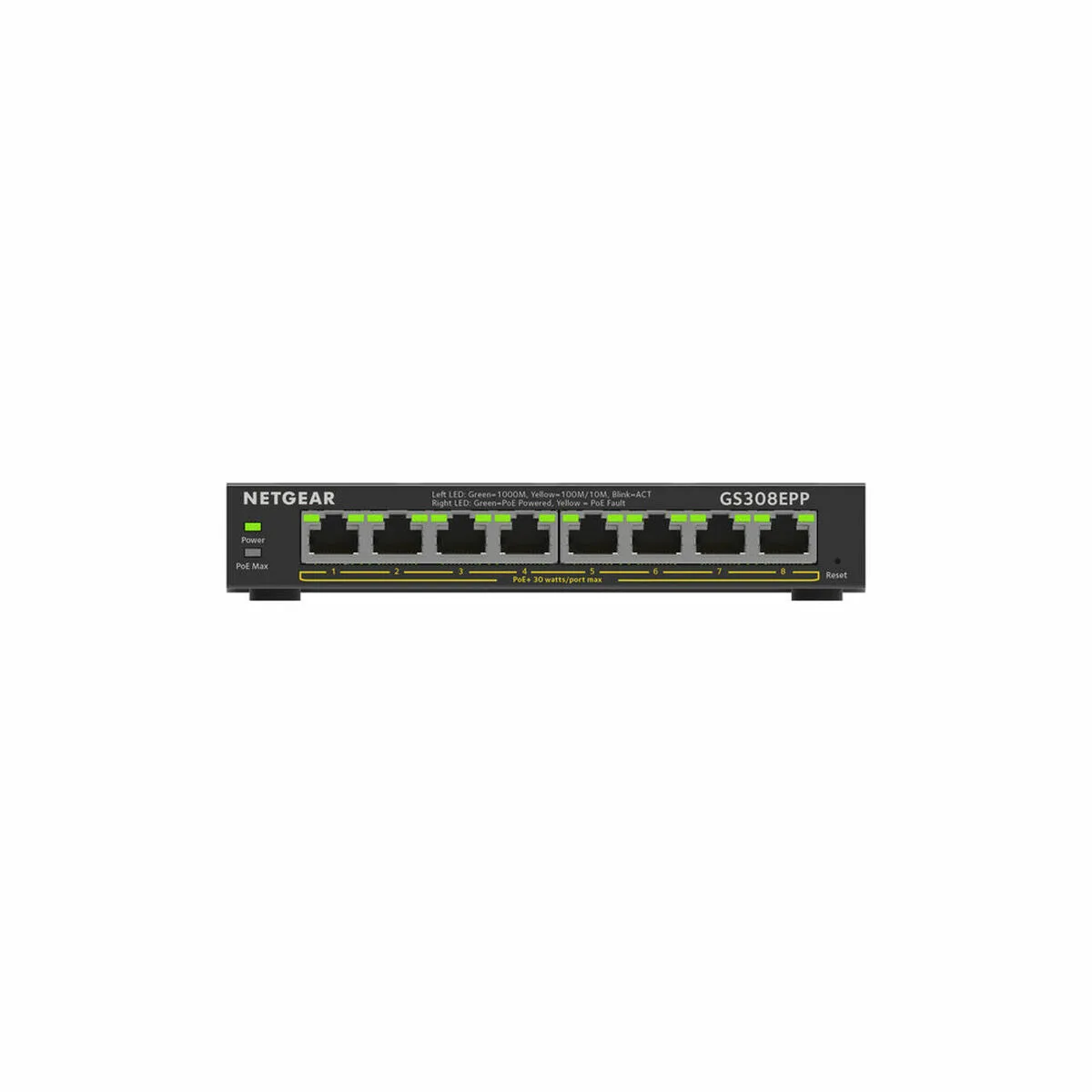 Switch netgear gs308epp 100pes rj 45 s5506896975. Diaytar, le compagnon idéal de votre vie connectée et stylée, à travers une offre généraliste sans équivalent