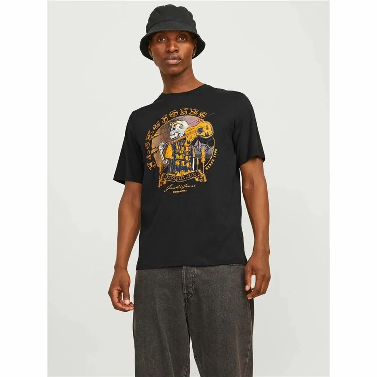 T shirt a manches courtes homme jack jones skull rock crew noir s6415320157. Diaytar, c'est la promesse de trouver ce produit parfait qui répondra à un besoin précis tout en étant un objet de désir