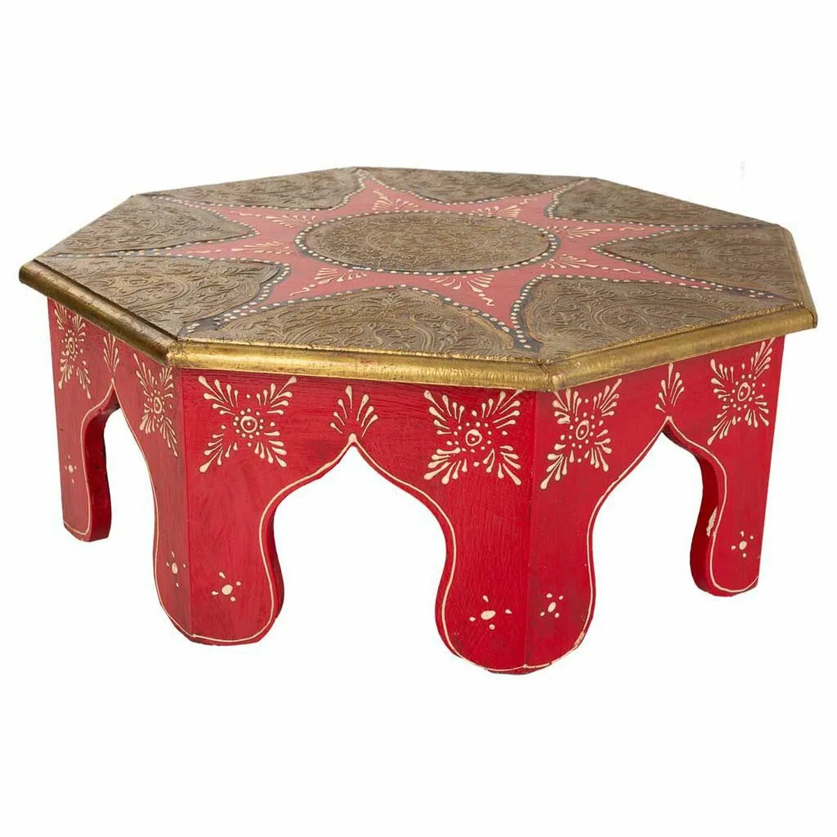 Table basse alexandra house living blanc rouge laiton bois mdf 40 x 15 x 40 cm d163062388. Diaytar opère une veille constante pour vous offrir l'élite des produits généraux, électroniques et maison.