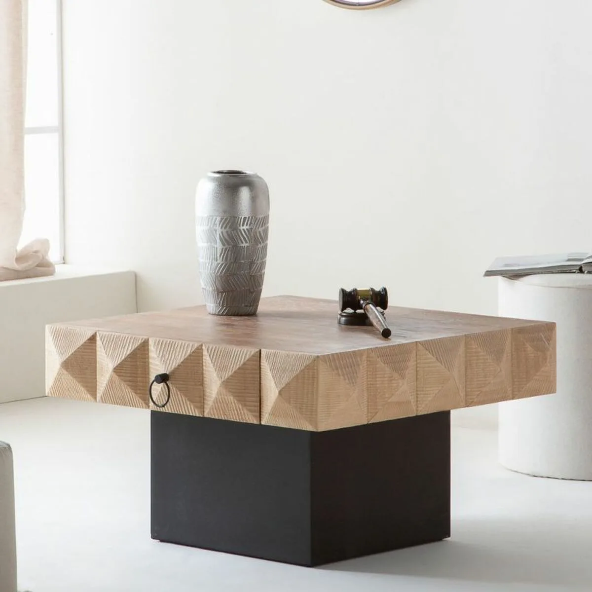 Table basse alexandra house living marron bois d epicea bois mdf 86 x 46 x 81 cm d163238610. Diaytar, c'est l'assurance de produits qui durent, tant dans leur construction que dans leur style intemporel.